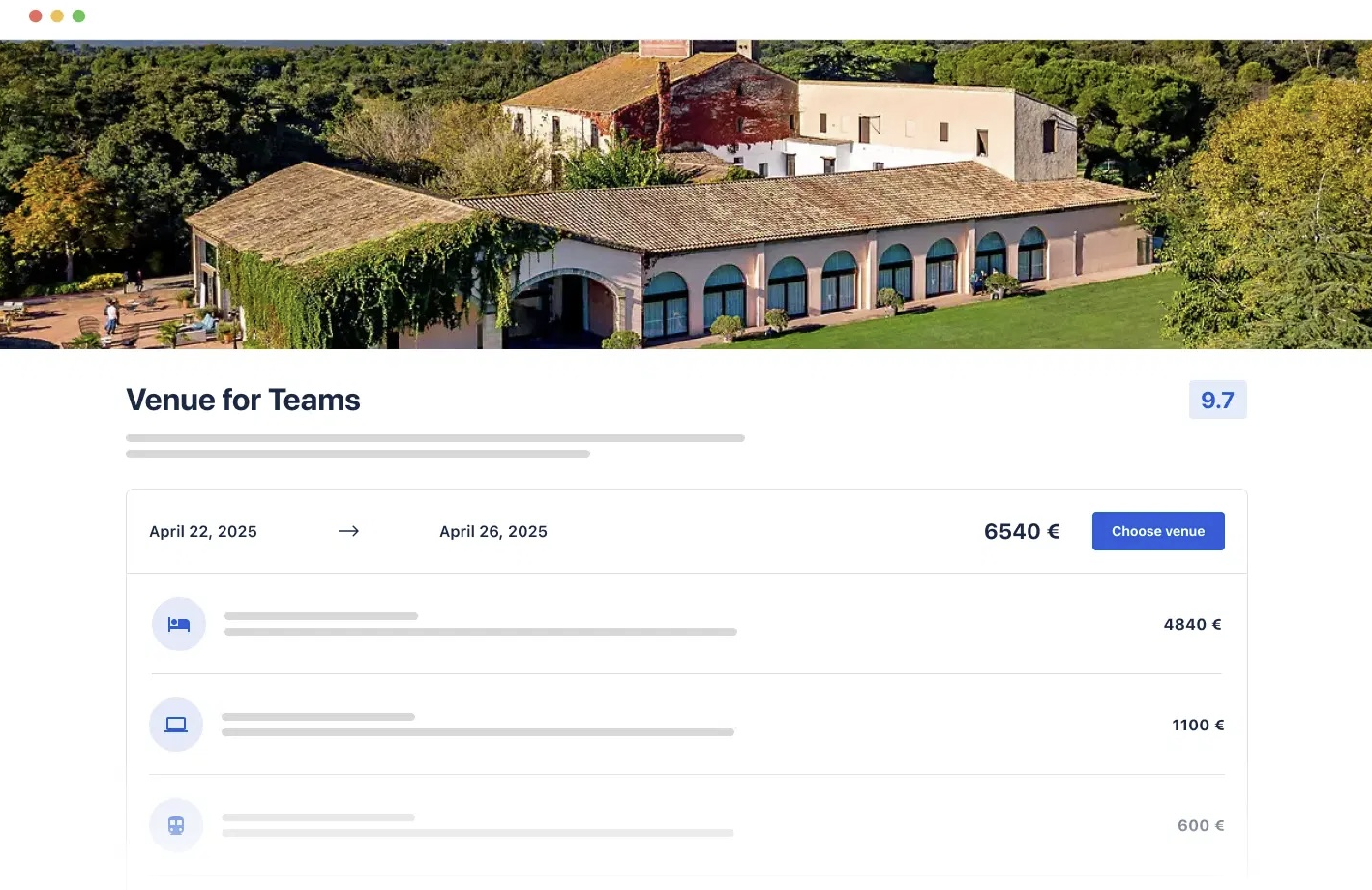 company retreat venues